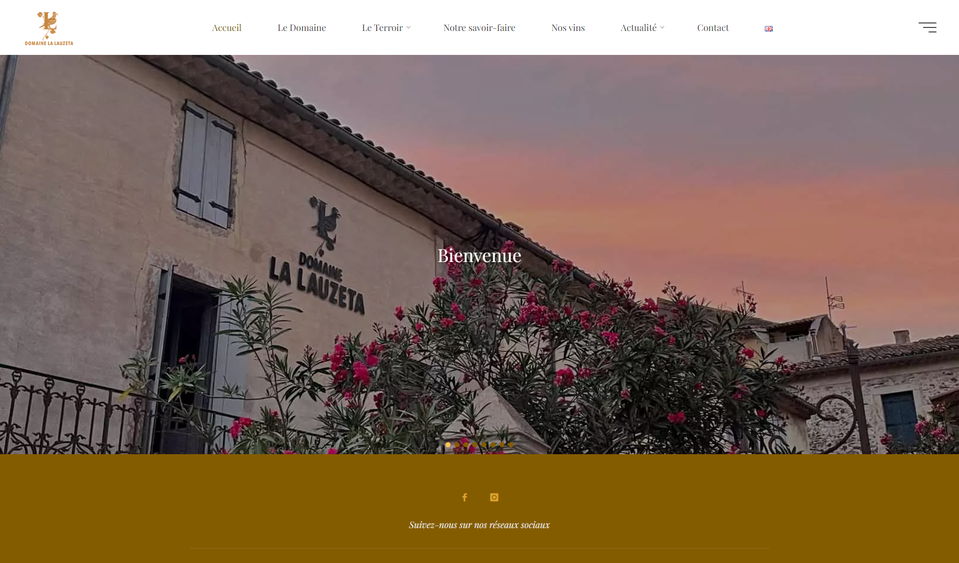 Apercu du projet Domaine La Lauzeta