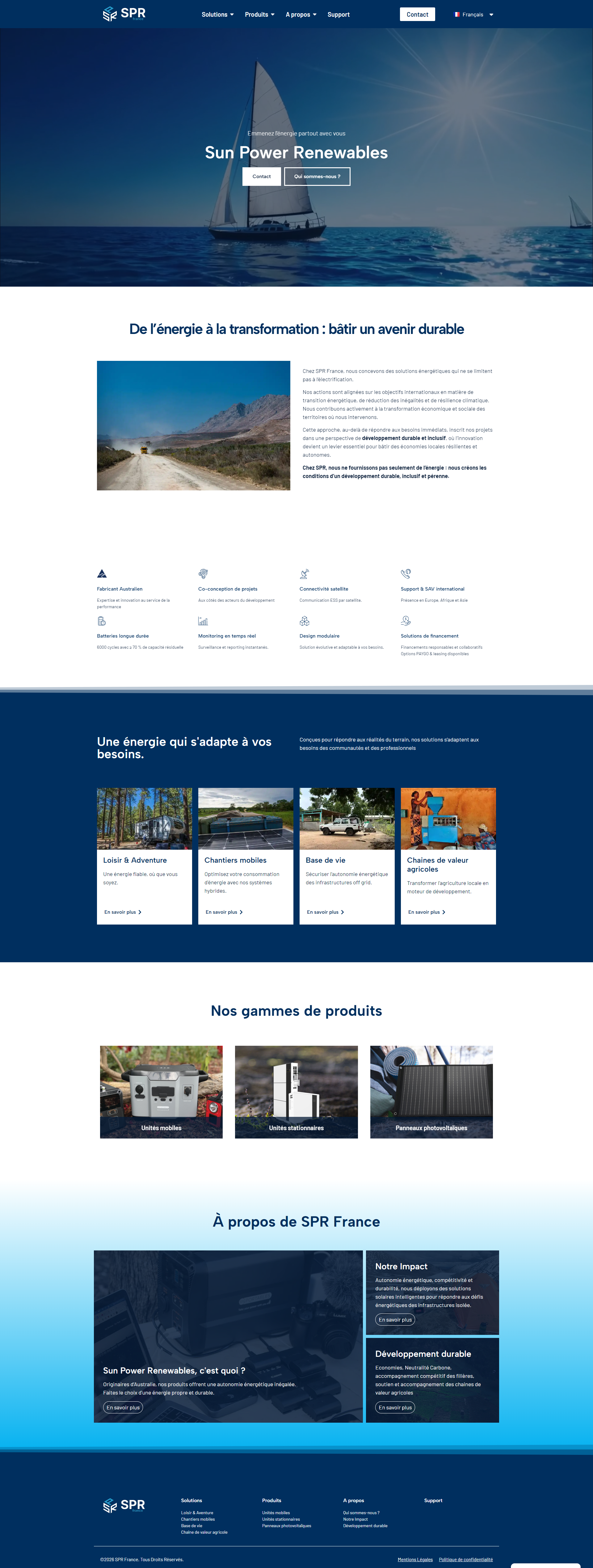 Apercu du projet SPR France