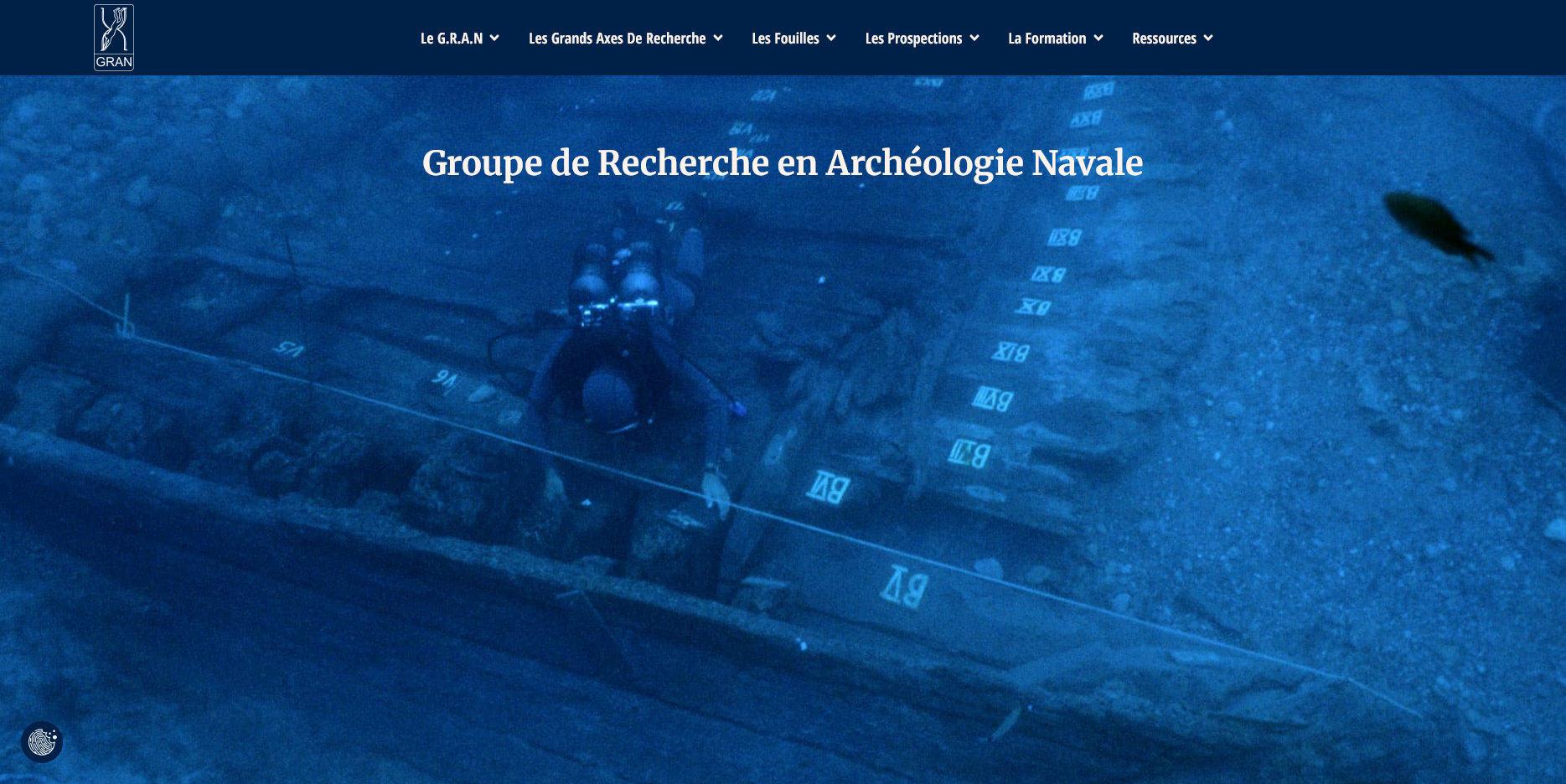 Aperçu du projet Groupe de Recherche en Archéologie Navale