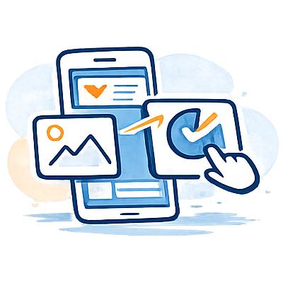 Illustration : application et logiciels