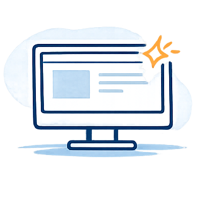 Illustration : site vitrine